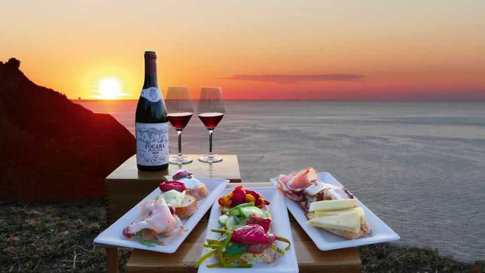 Rimini Experience: Aperitif im Weinberg am Meer bei Rimini