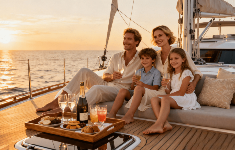 Familienerlebnisse in Rimini - Die Magie eines Aperitifs auf dem Seegeboot