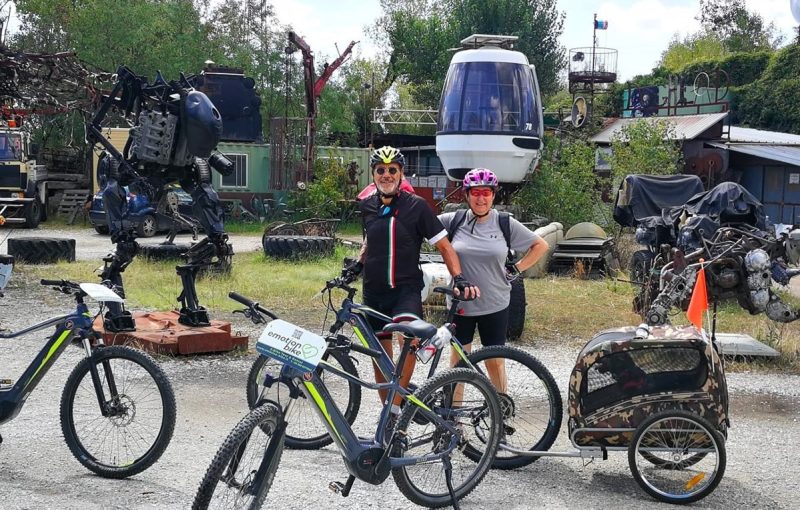 e-bike-tour-con-cane